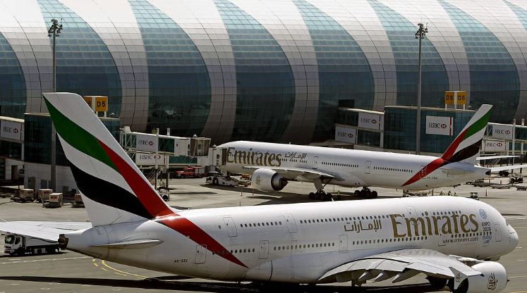 दुबई अन्तर्राष्ट्रिय विमानस्थल बन्द 