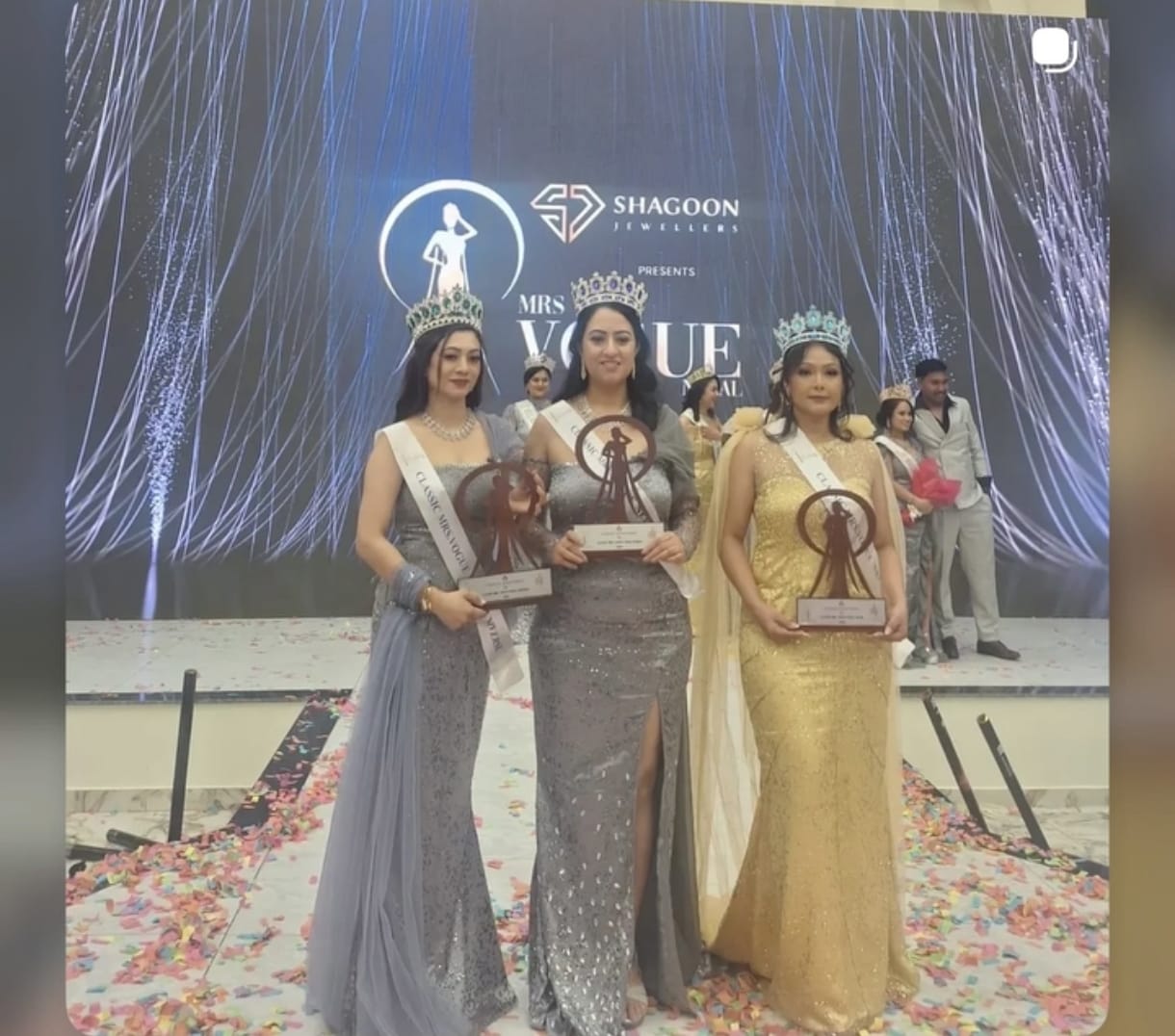 मिसेस भोग नेपाल सिजन–३ को ग्राण्ड फिनाले सम्पन्न, नौ विजेता घोषणा